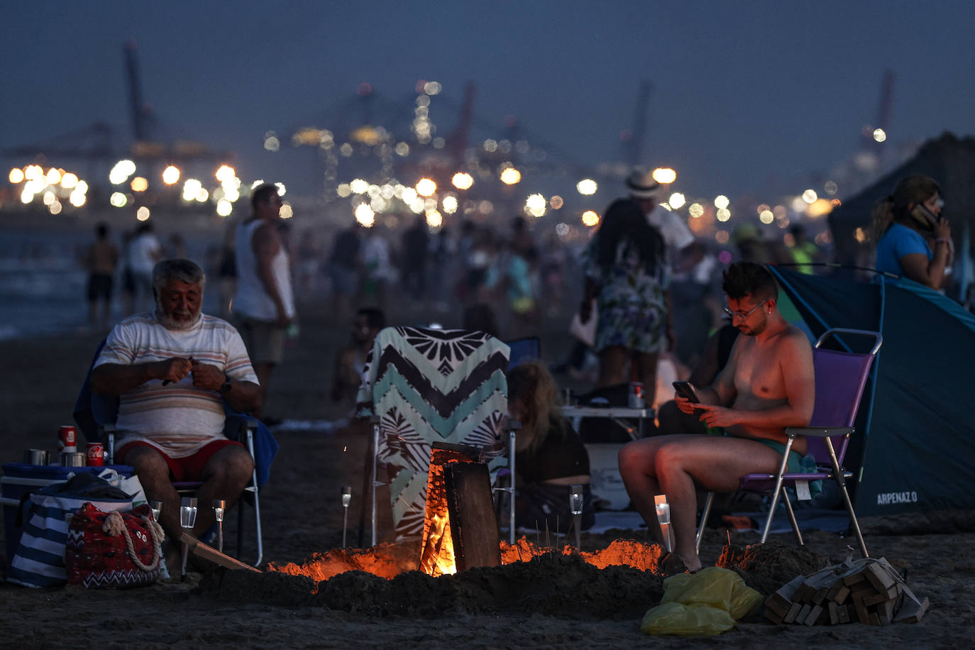 Fotos: La Noche de San Juan 2022 en Valencia