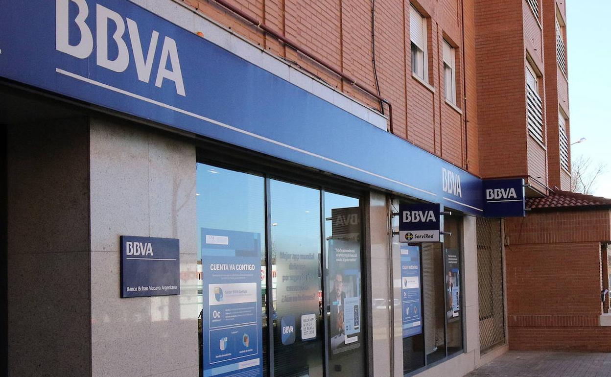 Una oficina del BBVA. 