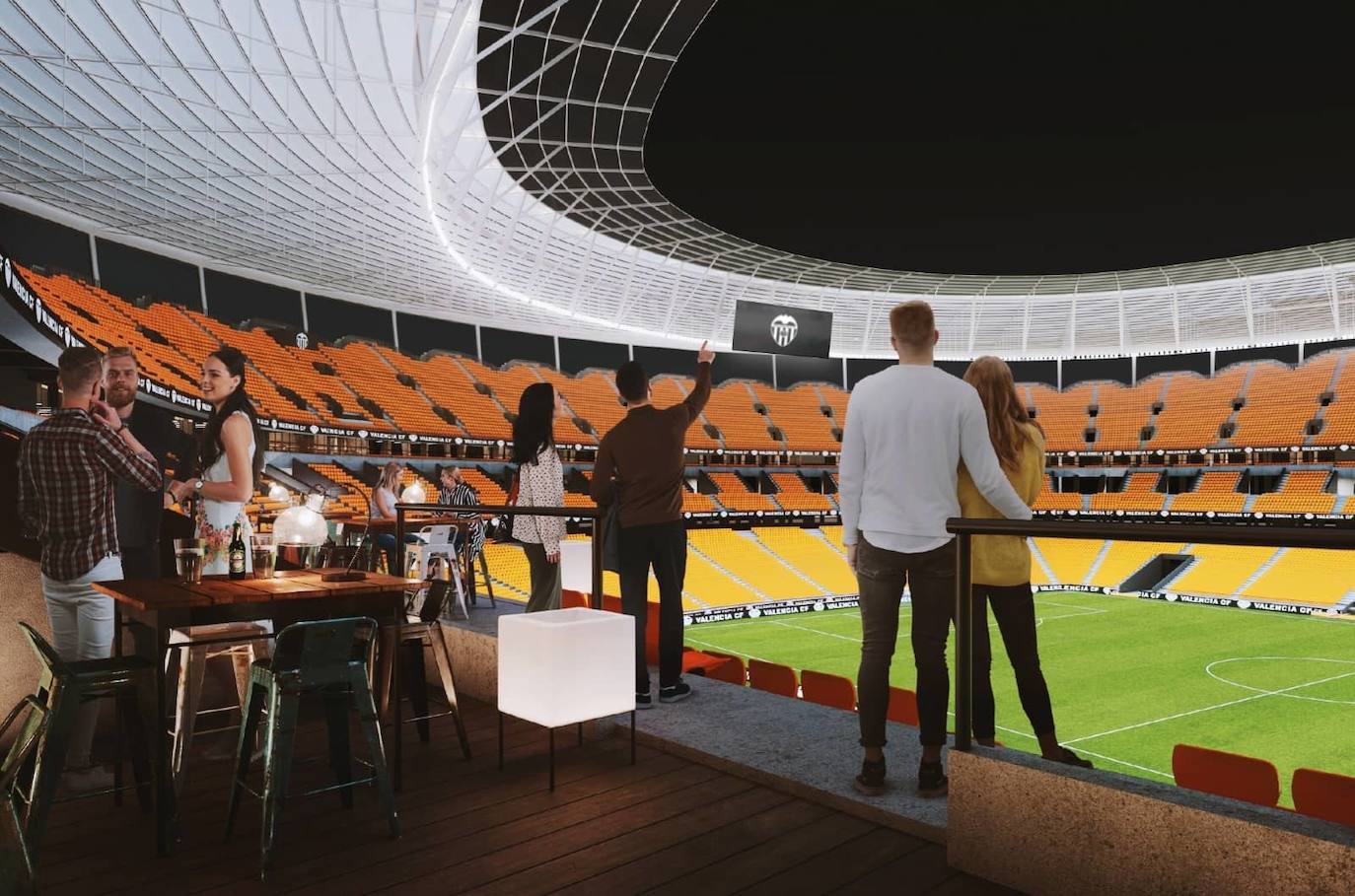 Fotos: Así quedará el nuevo Mestalla con el proyecto del Valencia CF