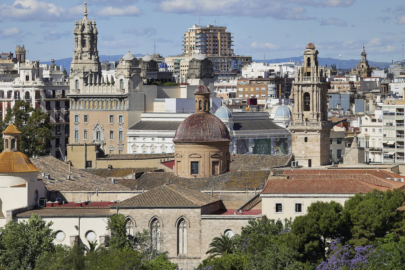 Iglesia de los Dominicos, vista desde la Alameda.