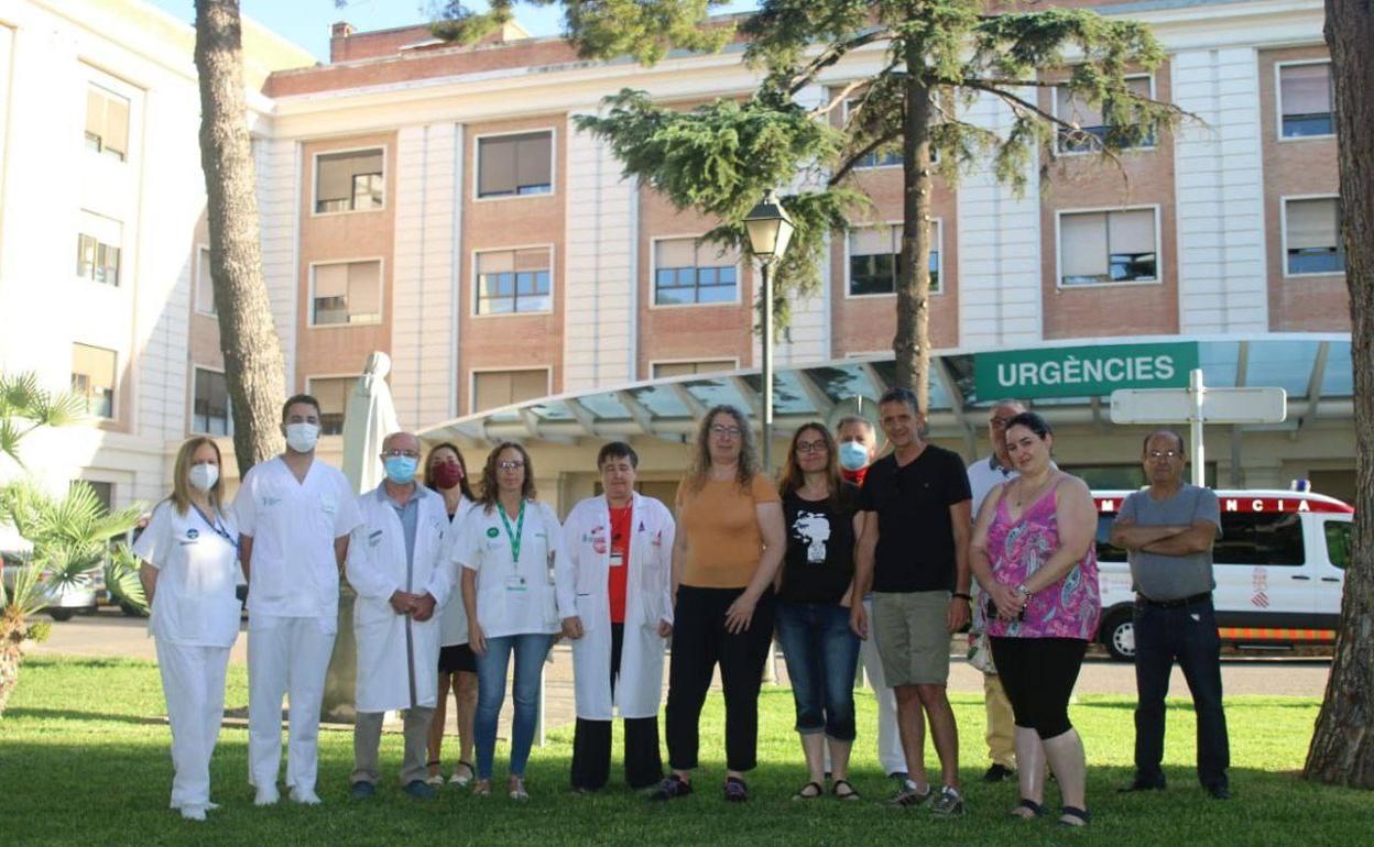 Los participantes en la reunión. 