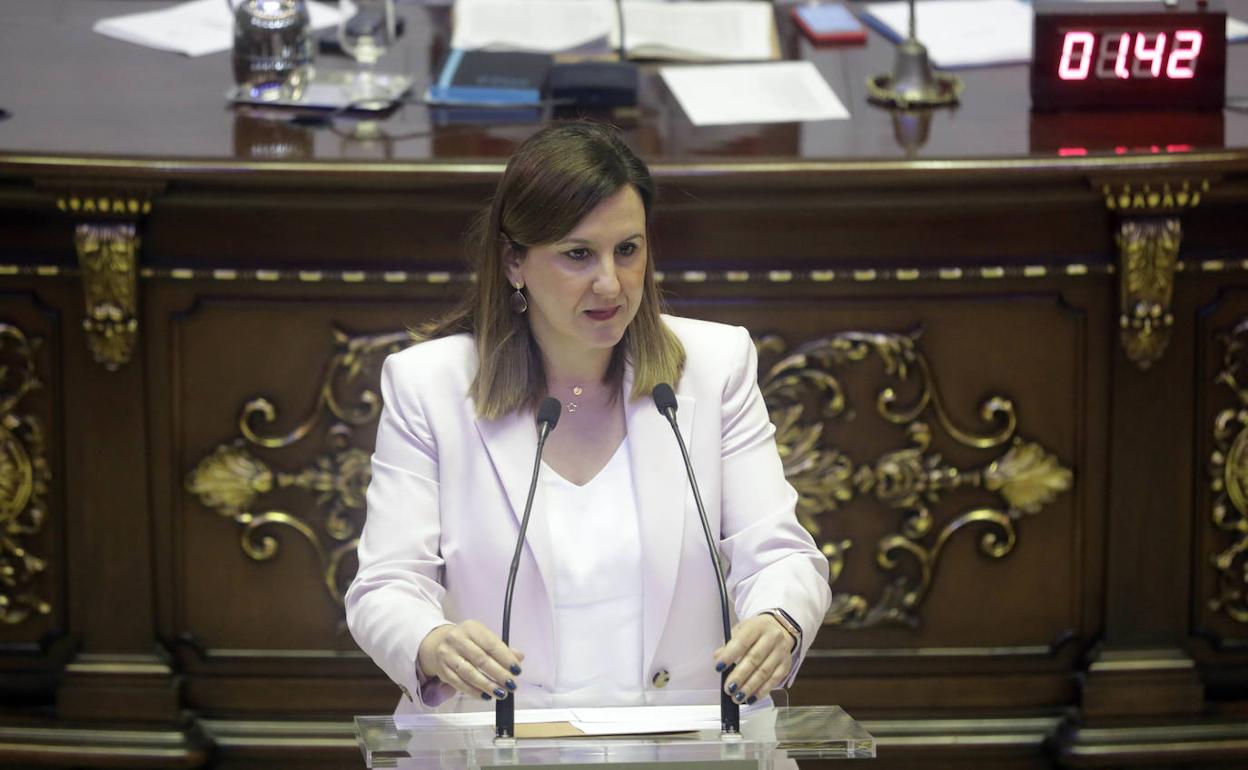 La portavoz del PP, María José Catalá.