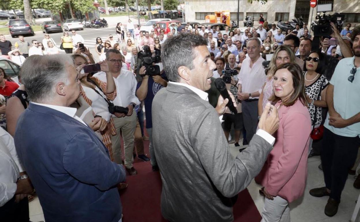 González Pons, Mazón y Catalá. 