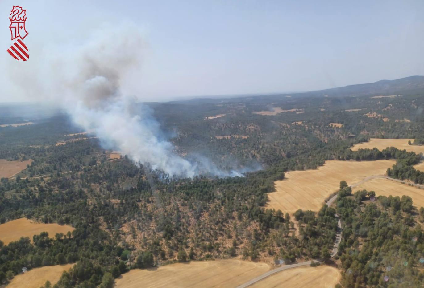 Fotos: Incendio forestal en Venta del Moro