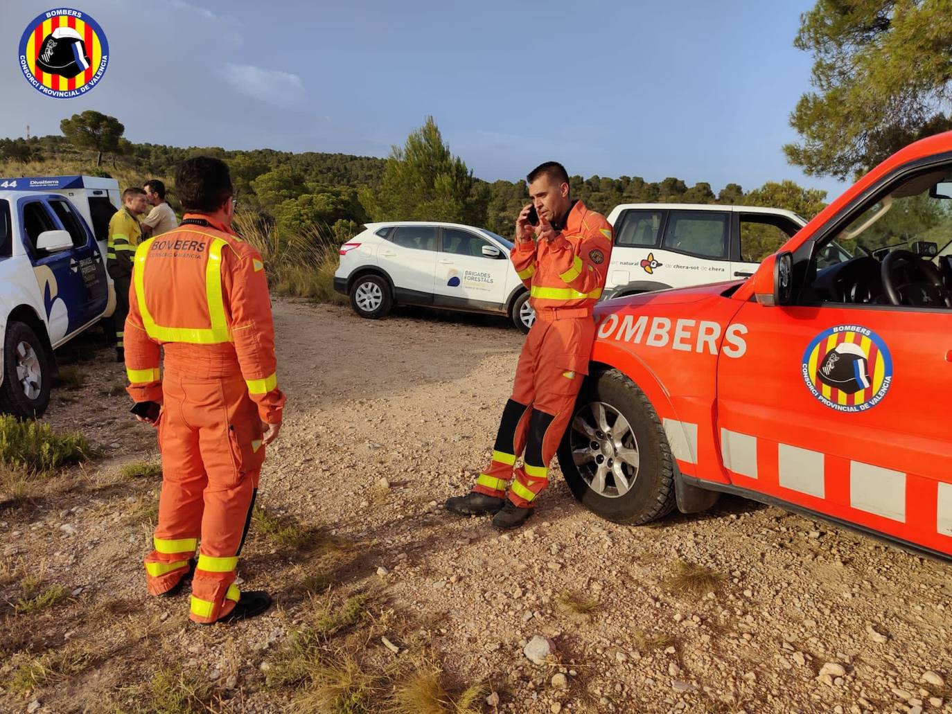 Fotos: Incendio forestal en Venta del Moro