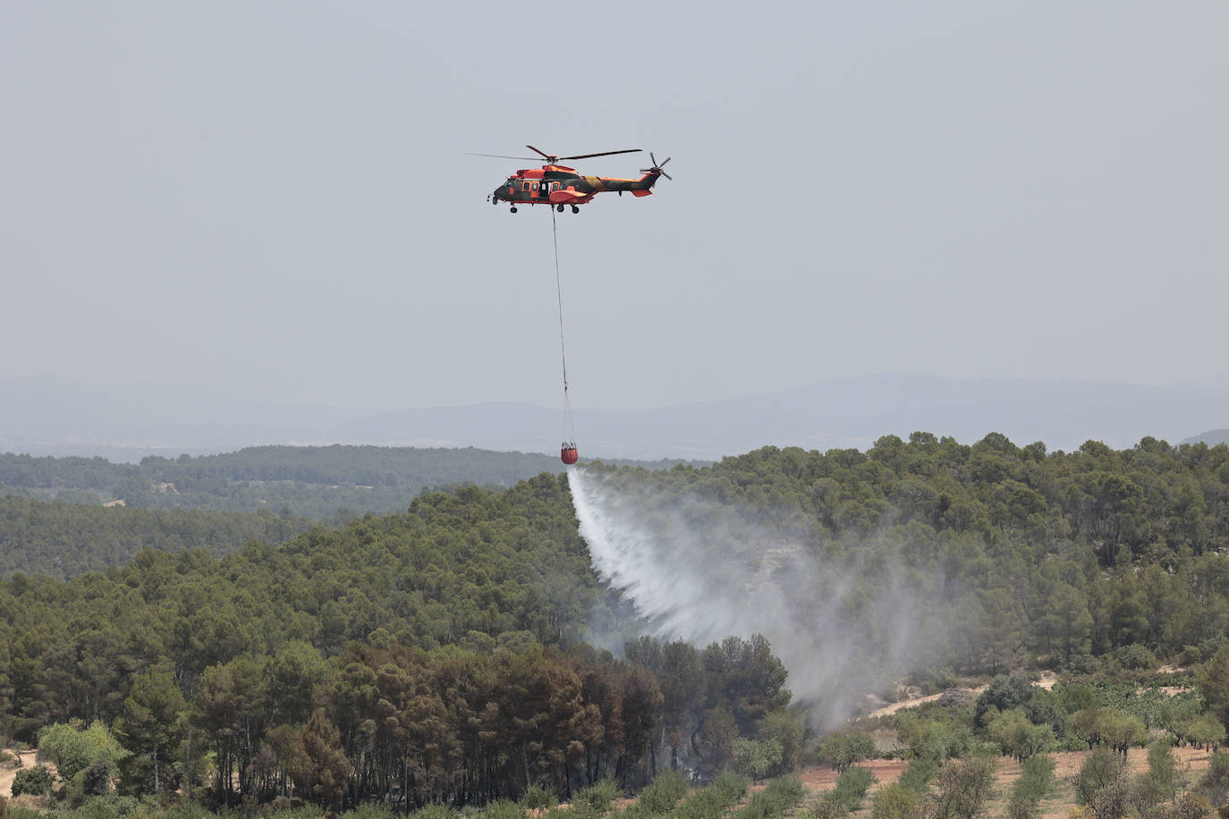 Fotos: Los efectos del incendio de Venta del Moro