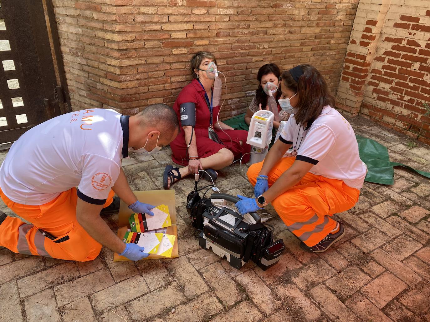 Fotos: Simulacro de incendio en el Museo de Bellas Artes de Valencia