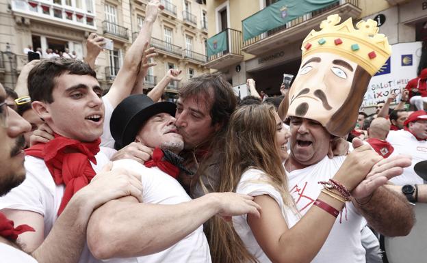 Ambiente en Pamplona. 