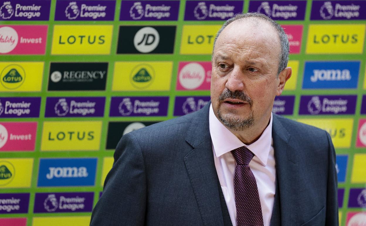 Rafa Benítez, durante su etapa en la Premier League