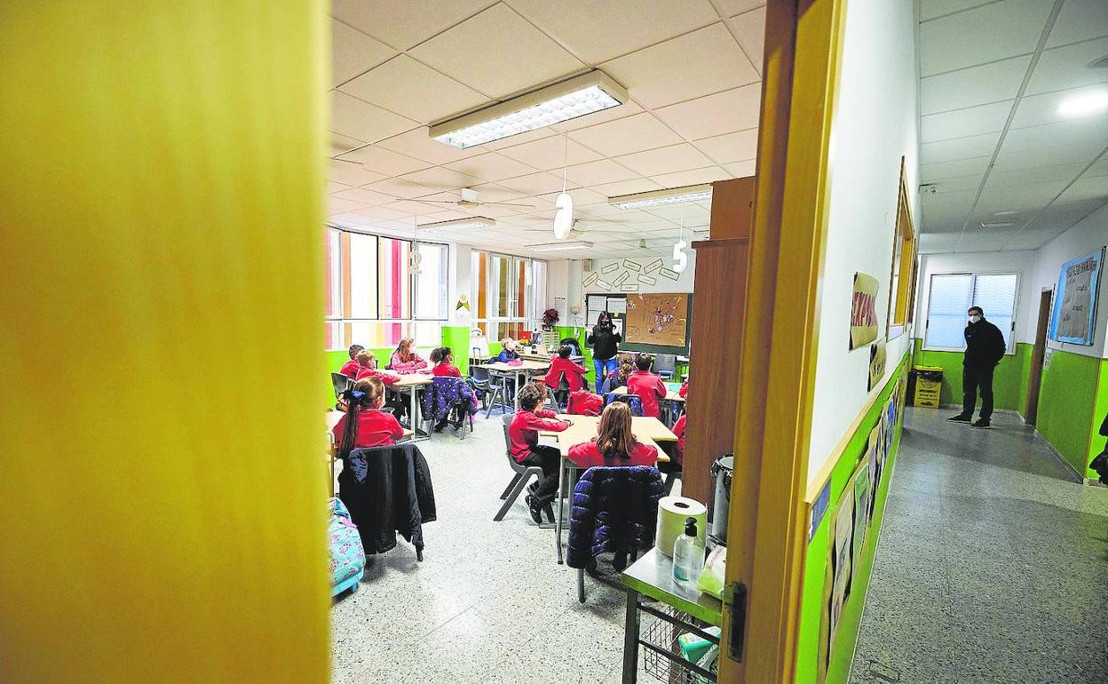 Alumnos de Primaria en un colegio concertado, en una foto de archivo. 