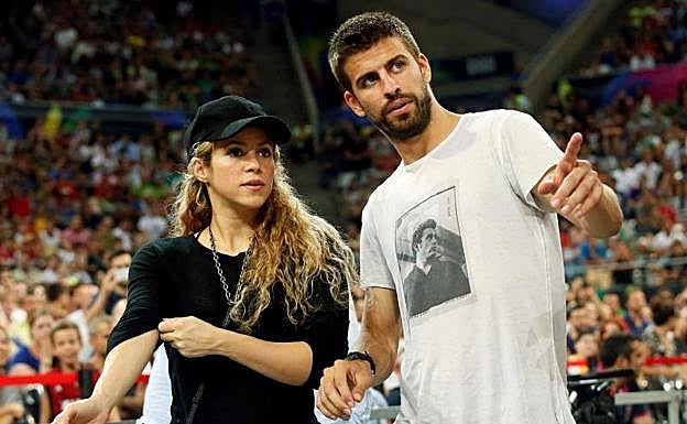 Shakira y Piqué, en 2014