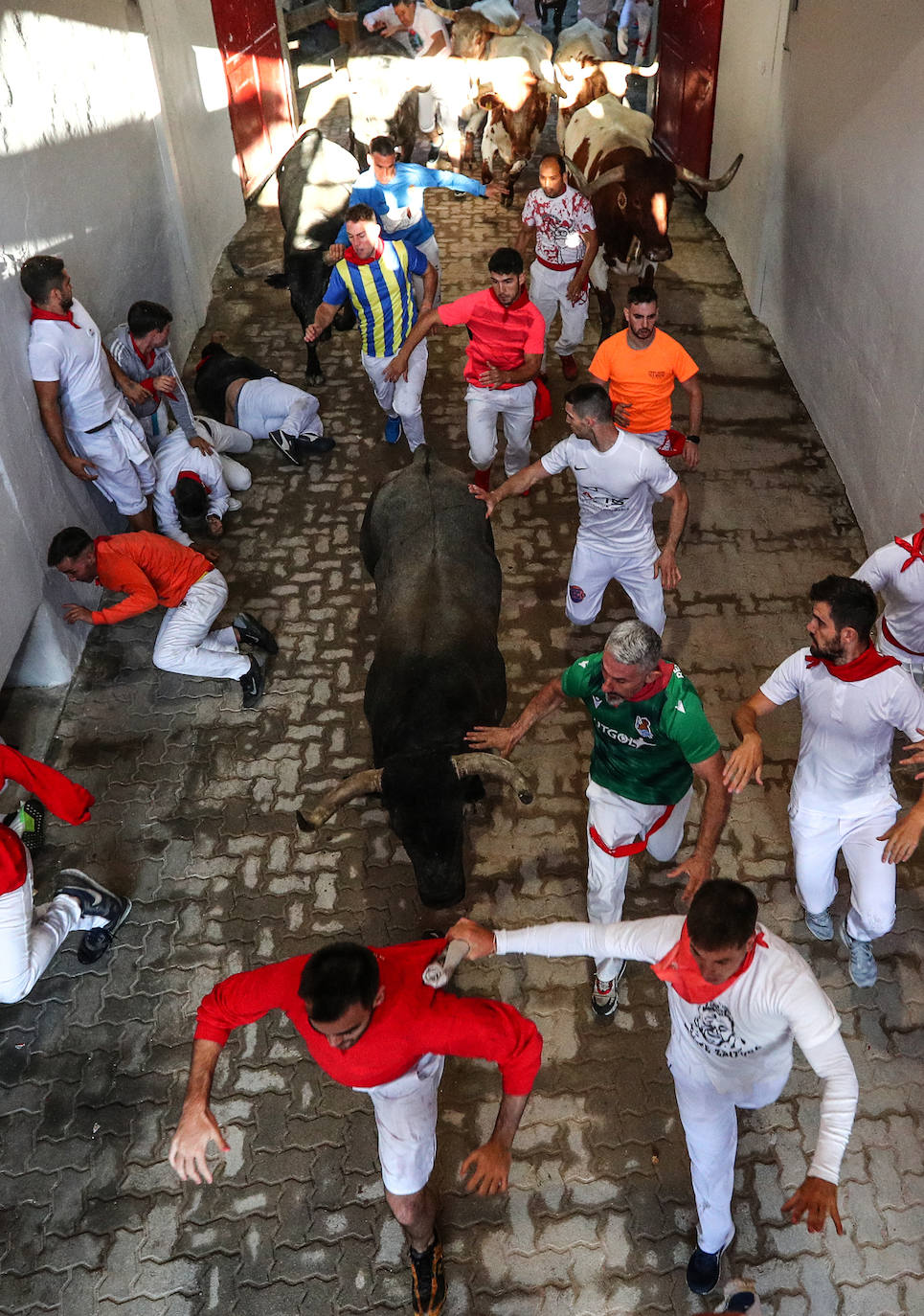 Fotos: Las fotos más espectaculares del tercer encierro de los Sanfermines 2022