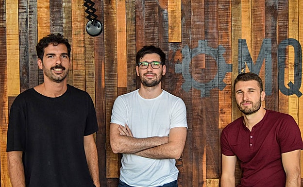 José González Ruzo, Ezequiel Torti y Agustin Rozadas, cofundadores de Oliver. 