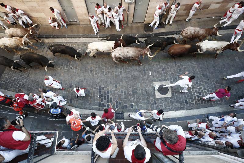 Fotos: Así ha sido el sexto encierro de San Fermín