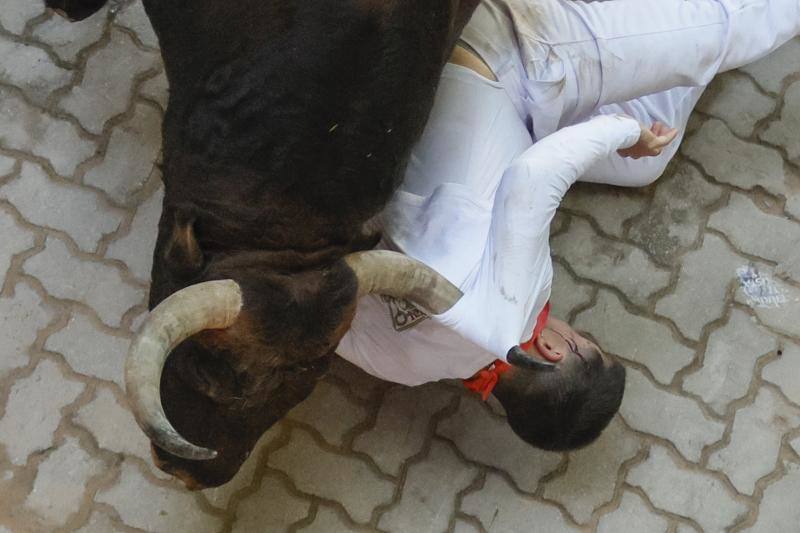 Fotos: Así ha sido el sexto encierro de San Fermín