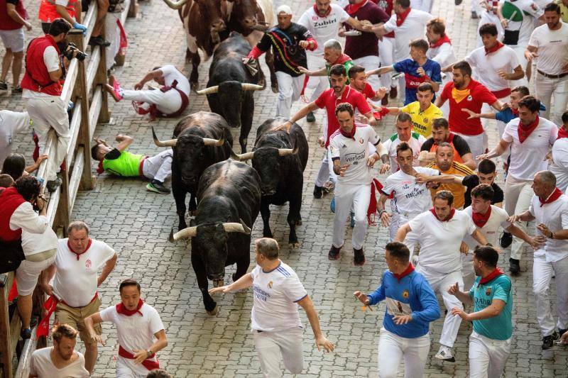 Fotos: Así ha sido el séptimo encierro de San Fermín