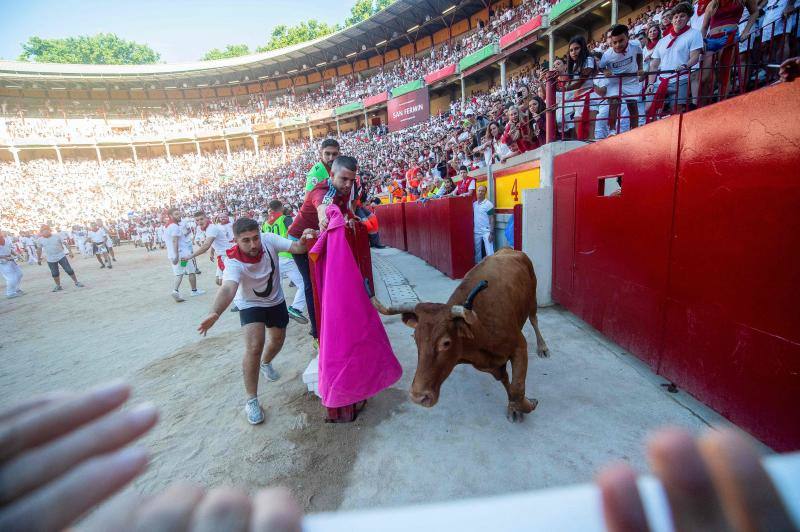 Fotos: Así ha sido el séptimo encierro de San Fermín