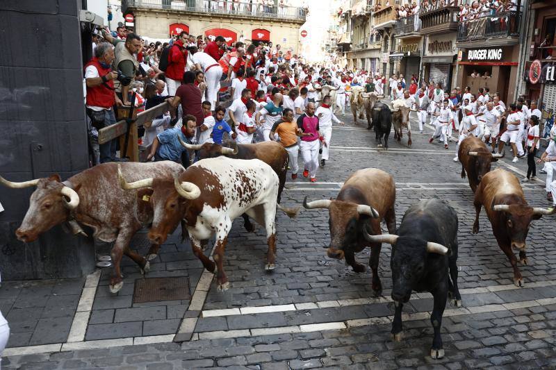 Fotos: Las mejores imágenes del encierro final de los Sanfermines