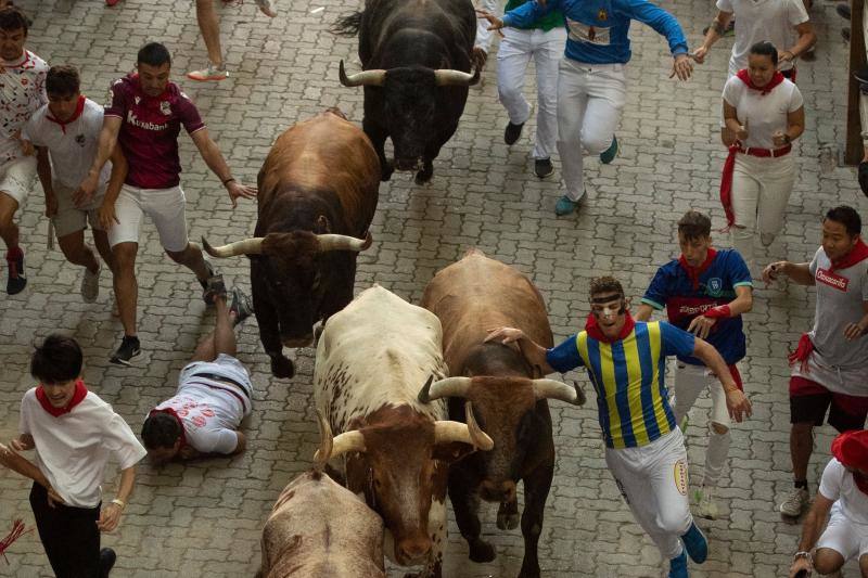 Fotos: Las mejores imágenes del encierro final de los Sanfermines