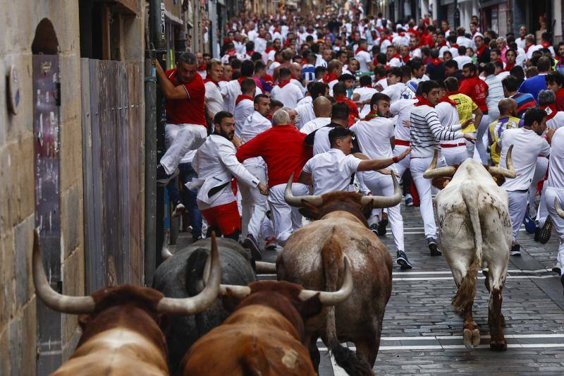 Fotos: Las mejores imágenes del encierro final de los Sanfermines