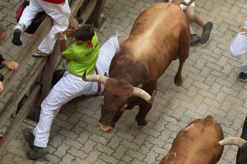 Fotos: Las mejores imágenes del encierro final de los Sanfermines