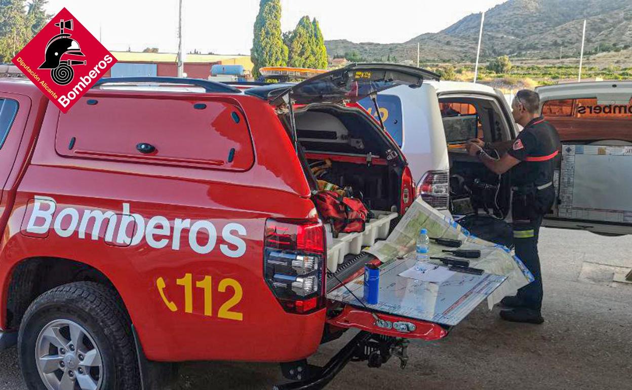 Bomberos, Guardia Civil y Policía Local han participado en las labores de búsqueda. 