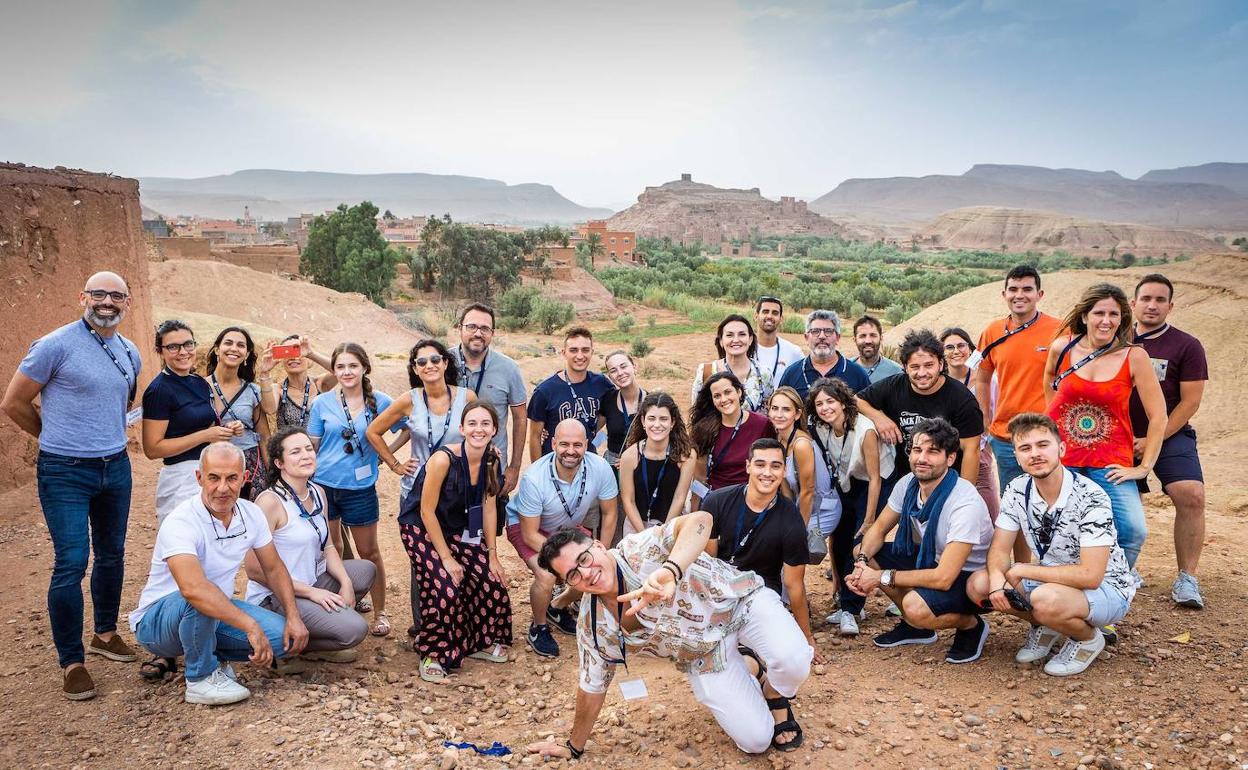 Los participantes del programa del primer Campus Experiencial Universitario en Marruecos. 