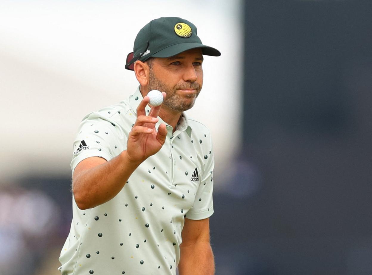 Sergio García, durante el British Open. REUTERS/Phil Noble