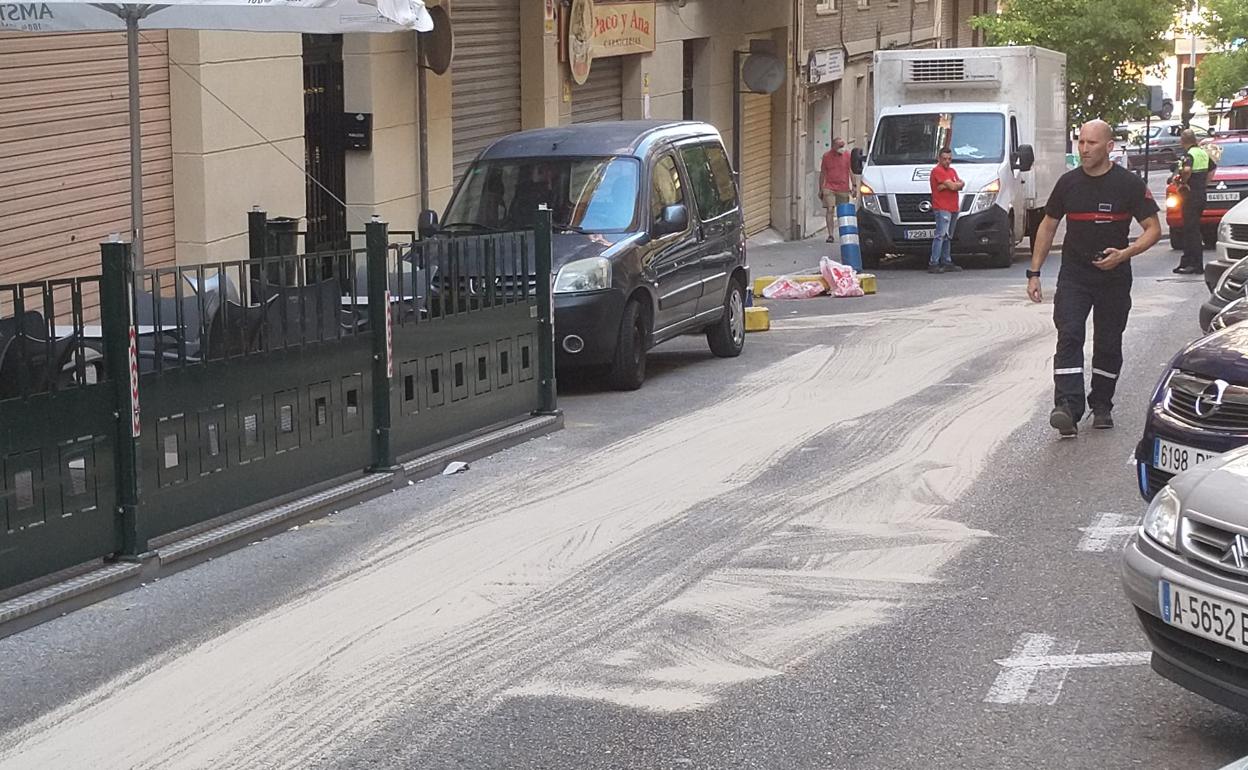 Calle Murillo, lugar donde se ha producido el incidente. 