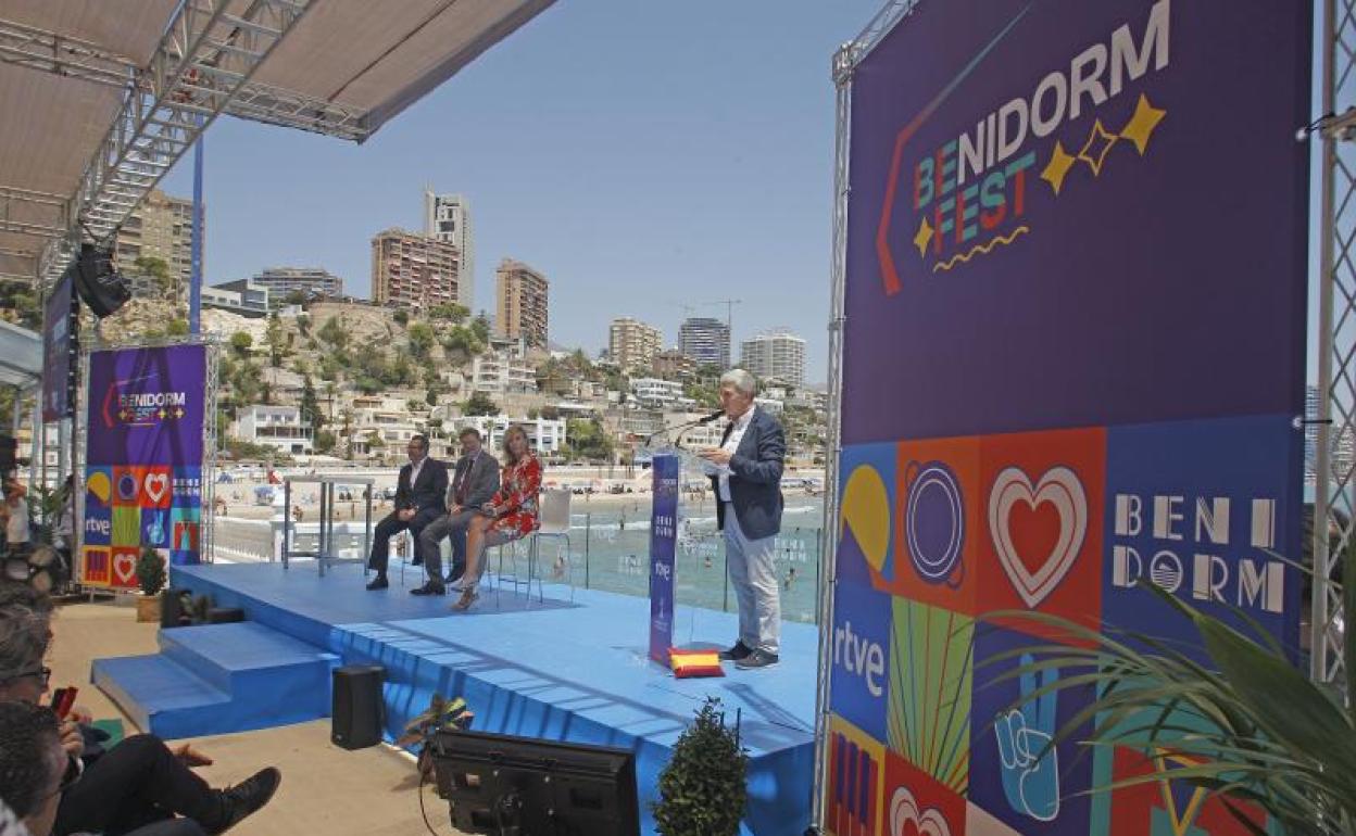 Presentación del Benidorm Fest 2023. 