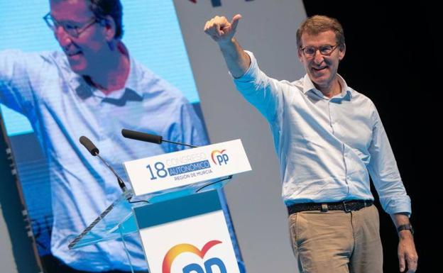 El presidente del Partido Popular, Alberto Nuñez Feijó