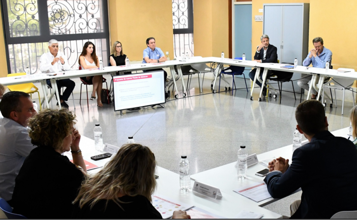 Encuentro del Consejo Consultivo del Campus de Alcoi de la UPV, celebrado el pasado martes. 