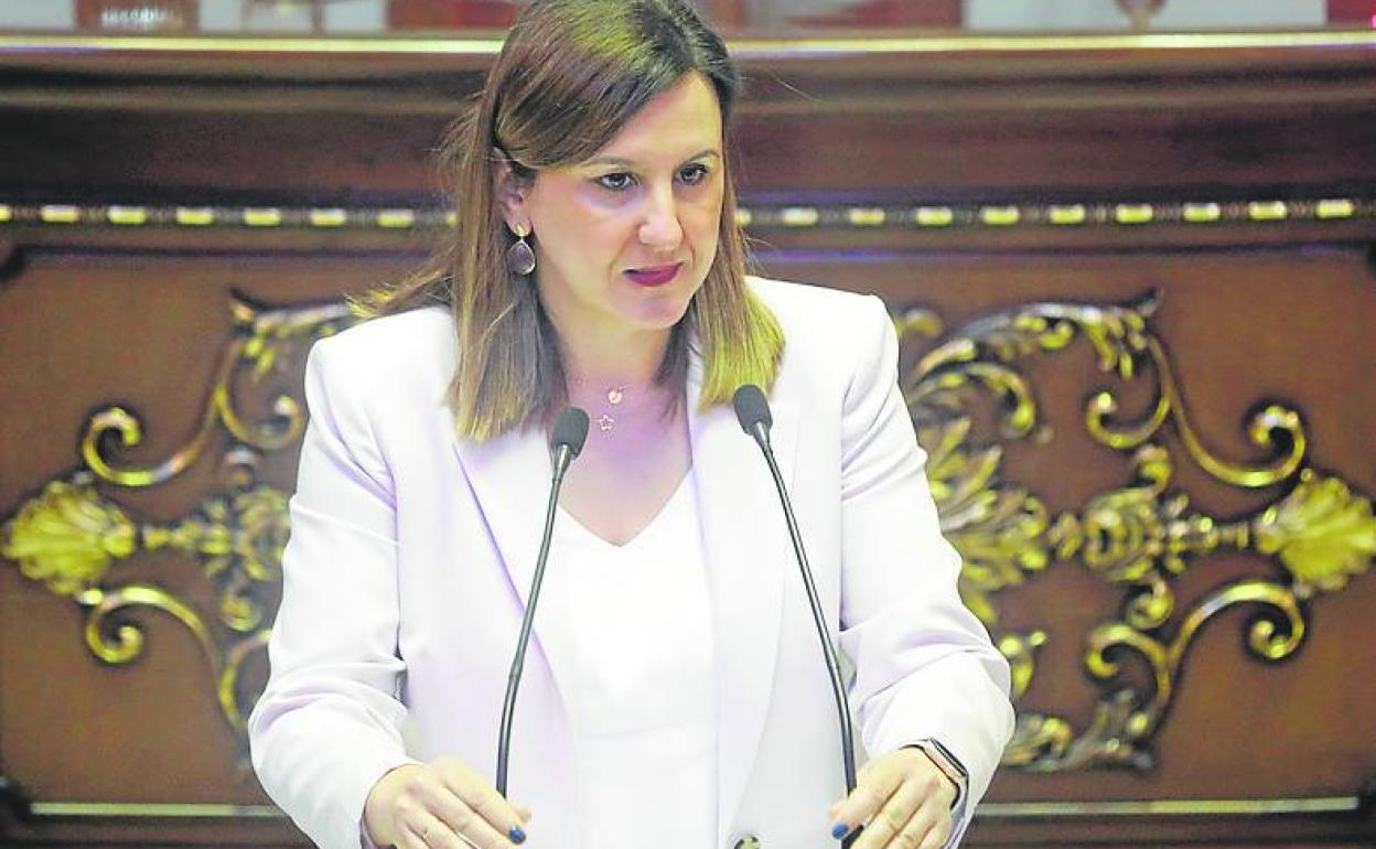 La portavoz del PP en el Ayuntamiento de Valencia, María José Catalá. 