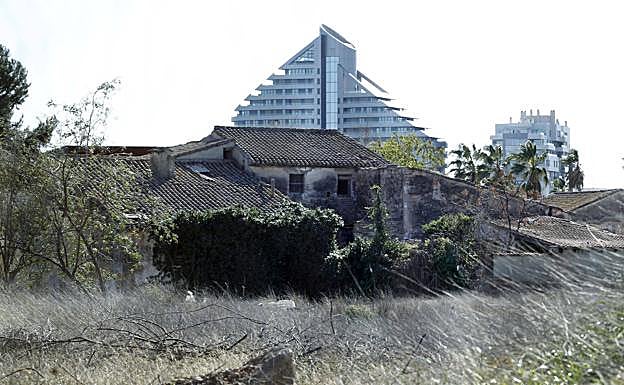 Alquería del Rey. Se vino abajo en noviembre del 2021, fruto de la desidia. 