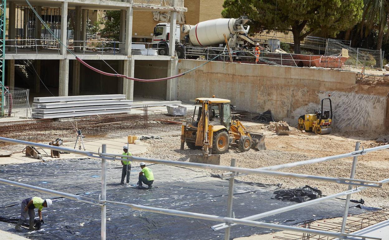 Obras en Campanar. 