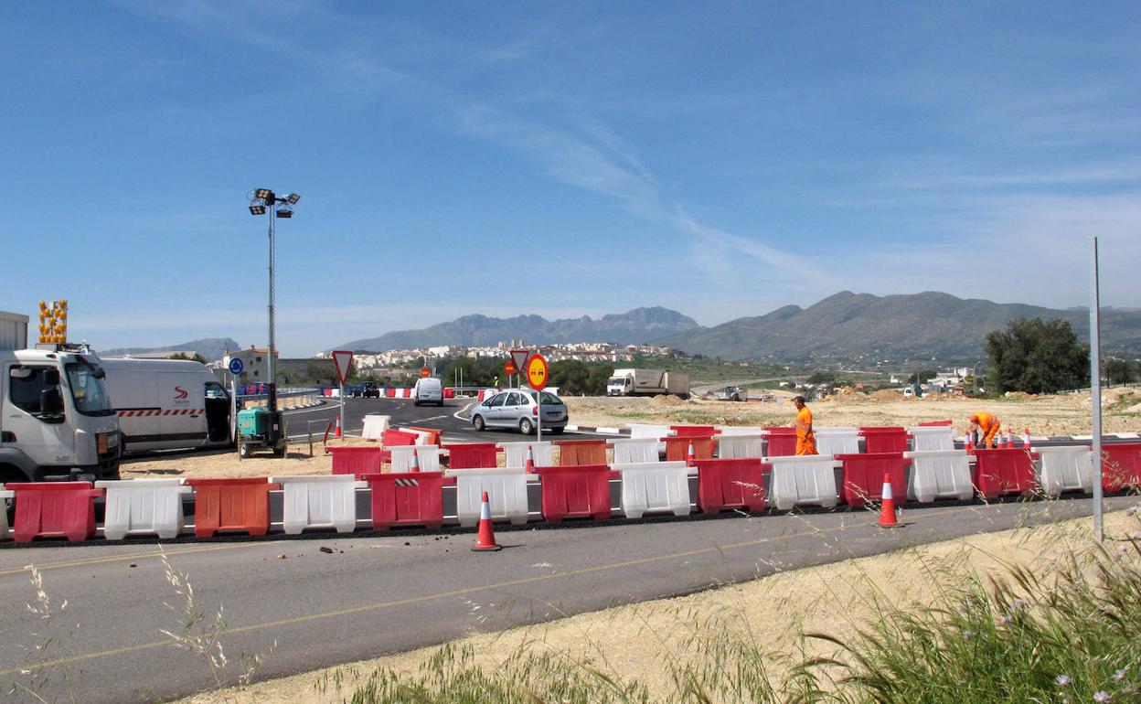 Las obras de la variante de Benissa antes del verano. 