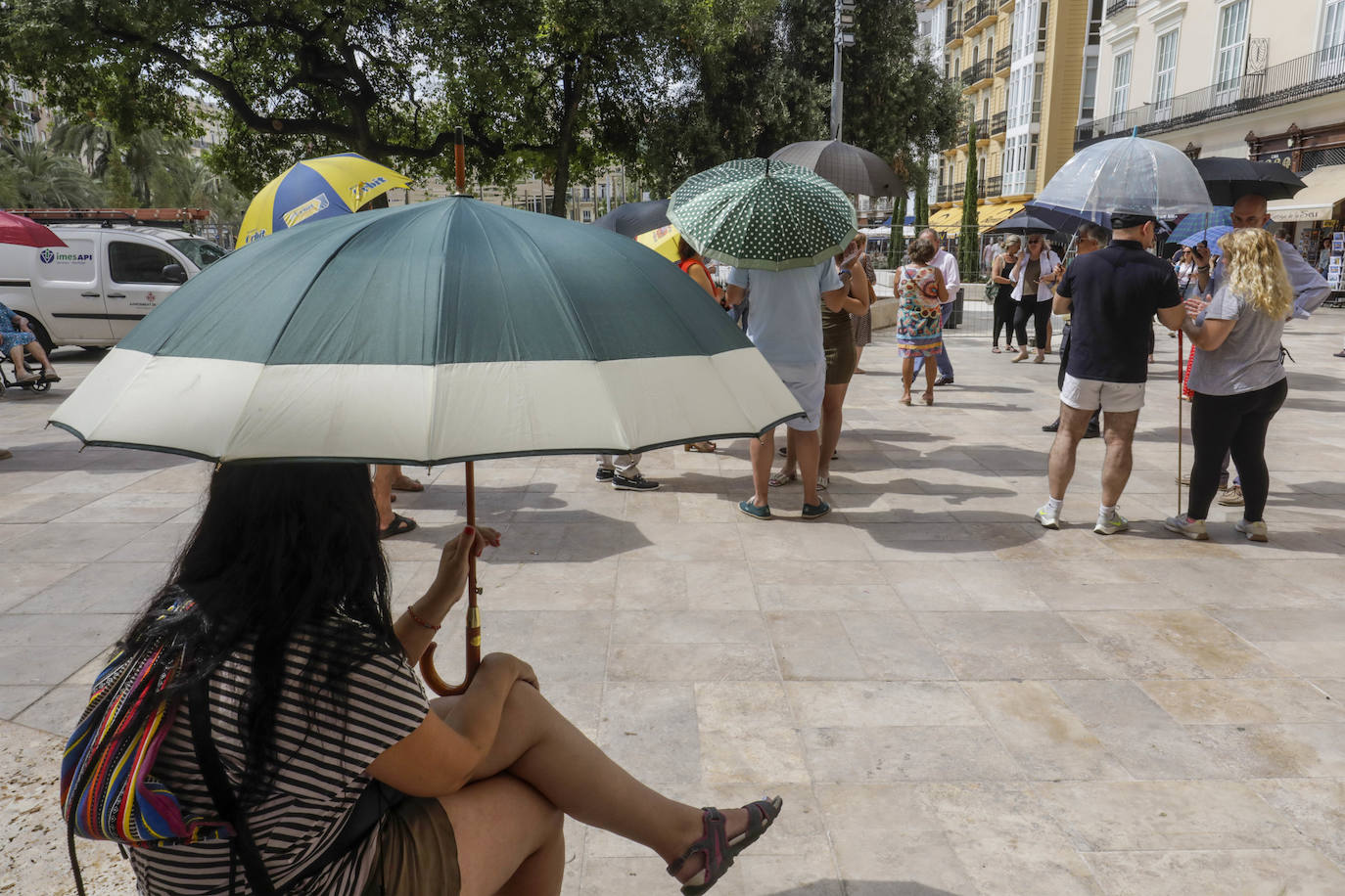 Fotos: Protestas por la reforma de la Plaza de la Reina en Valencia