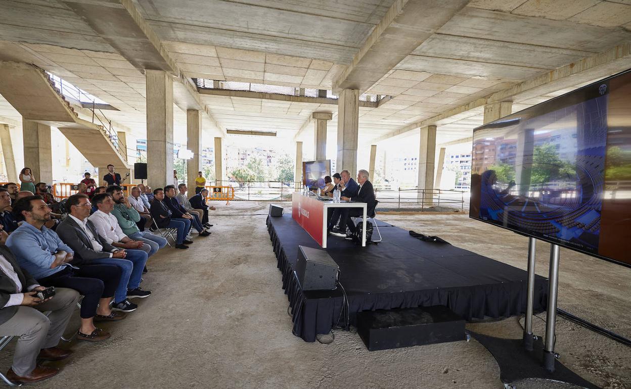 El Valencia presentó el proyecto del Nuevo Mestalla el pasado 23 de junio. 