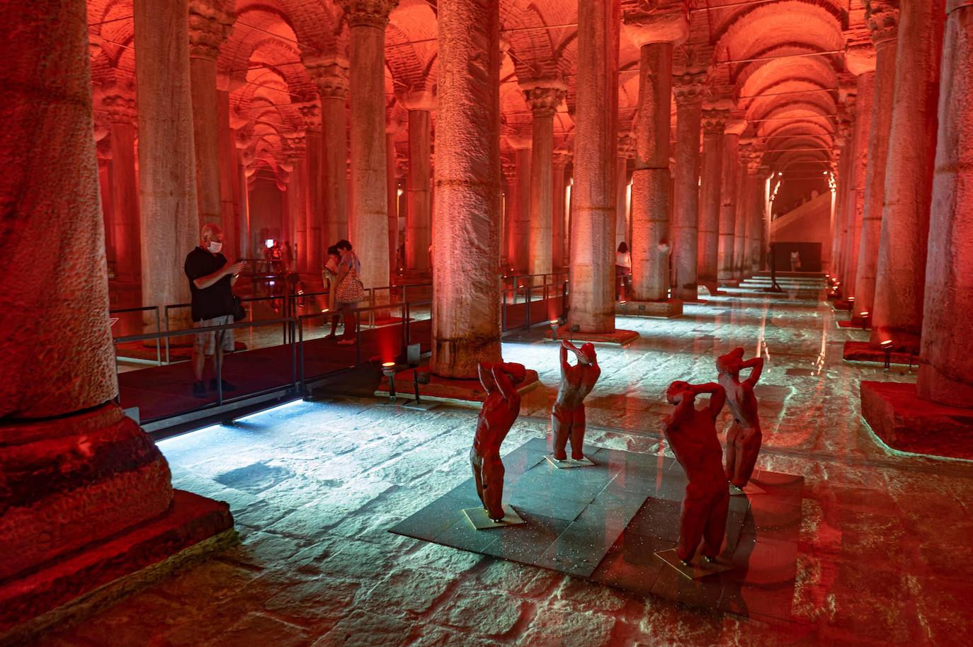 Fotos: La mística Cisterna Basílica de Estambul reabre sus puertas