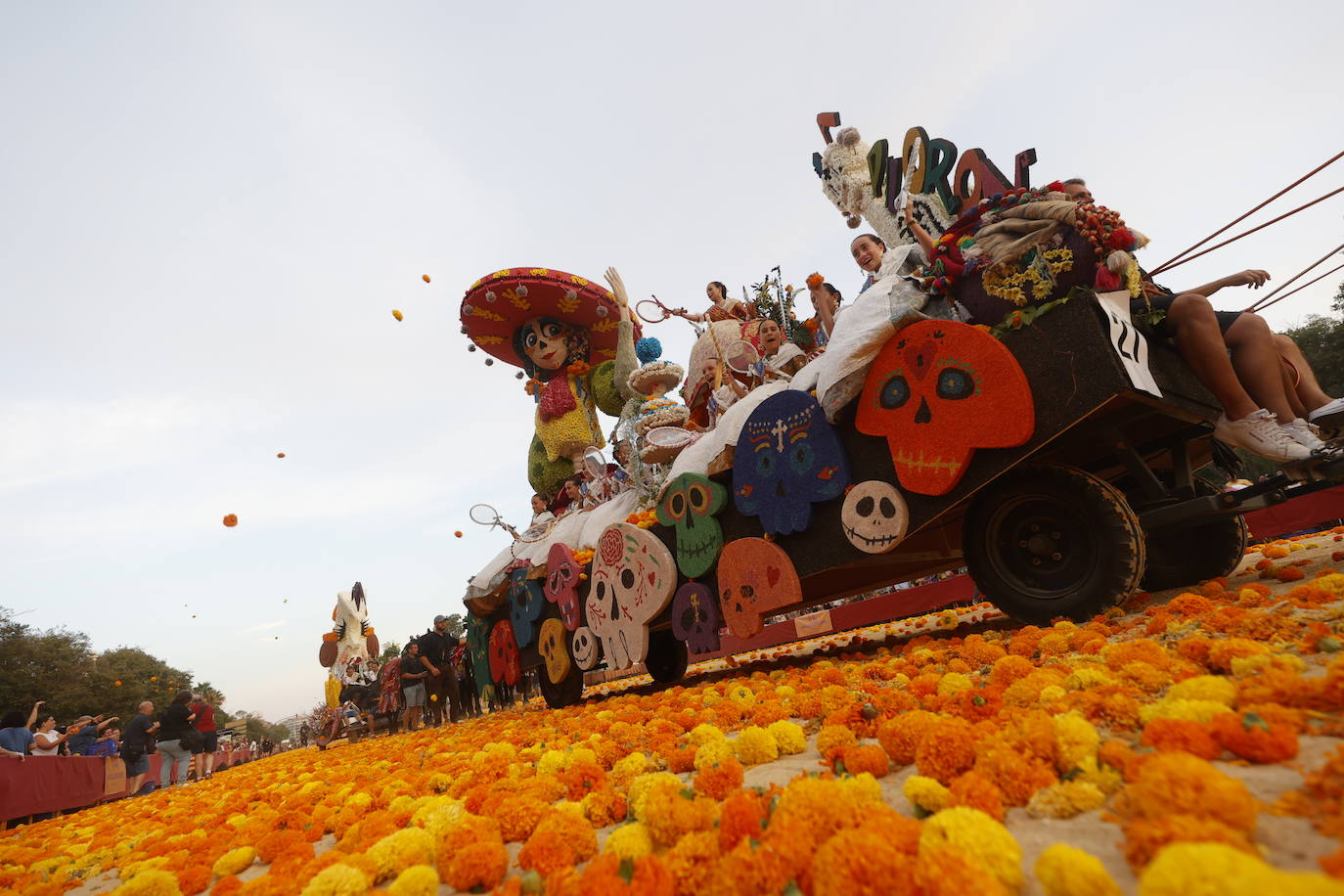 Fotos: La Batalla de Flores pone punto y final a la Feria de Julio