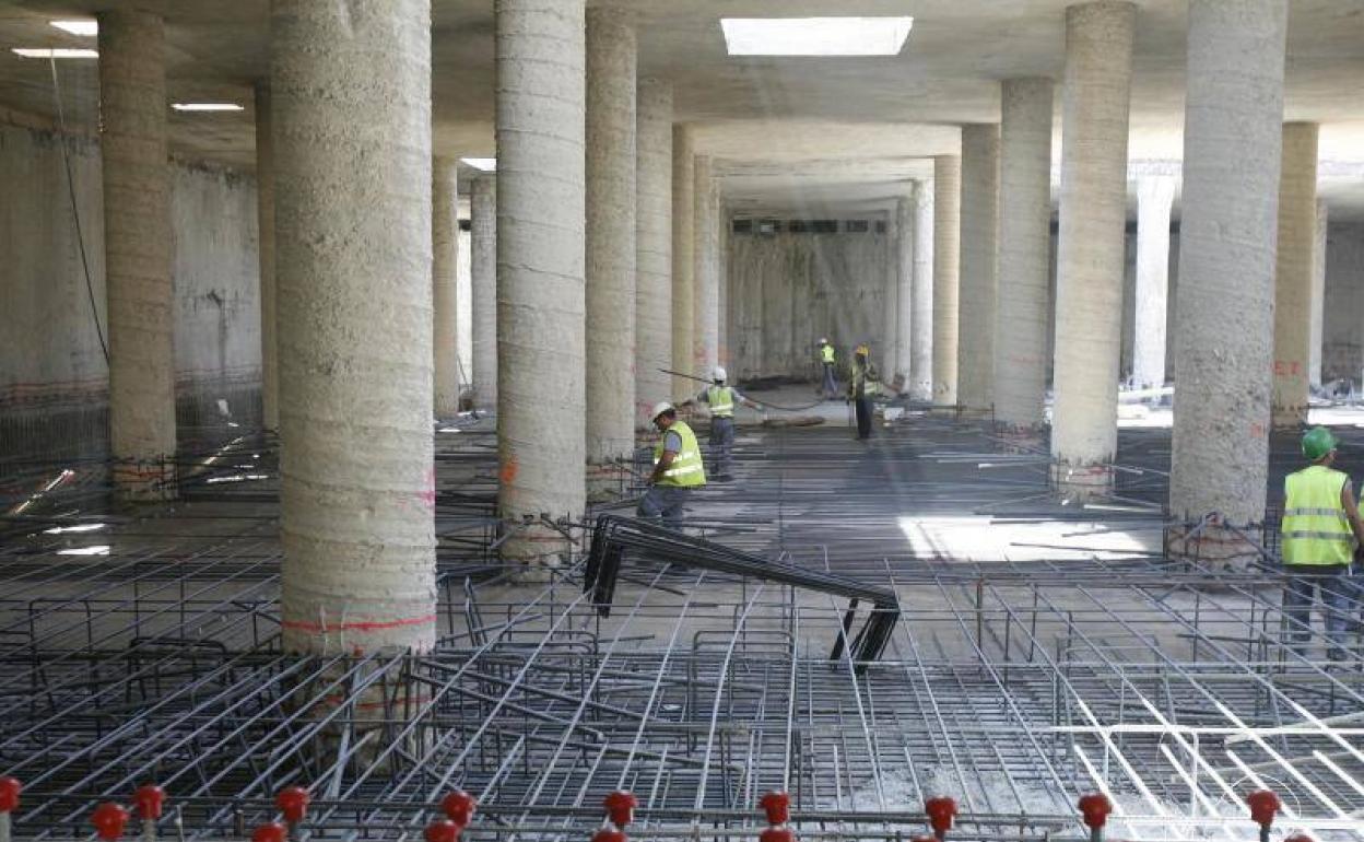 Un depósito de tormentas en el Cabanyal. 