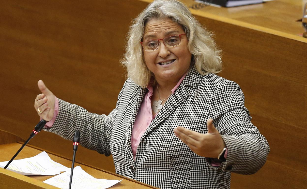 Ferrer San Segundo, durante una intervención en Les Corts. 