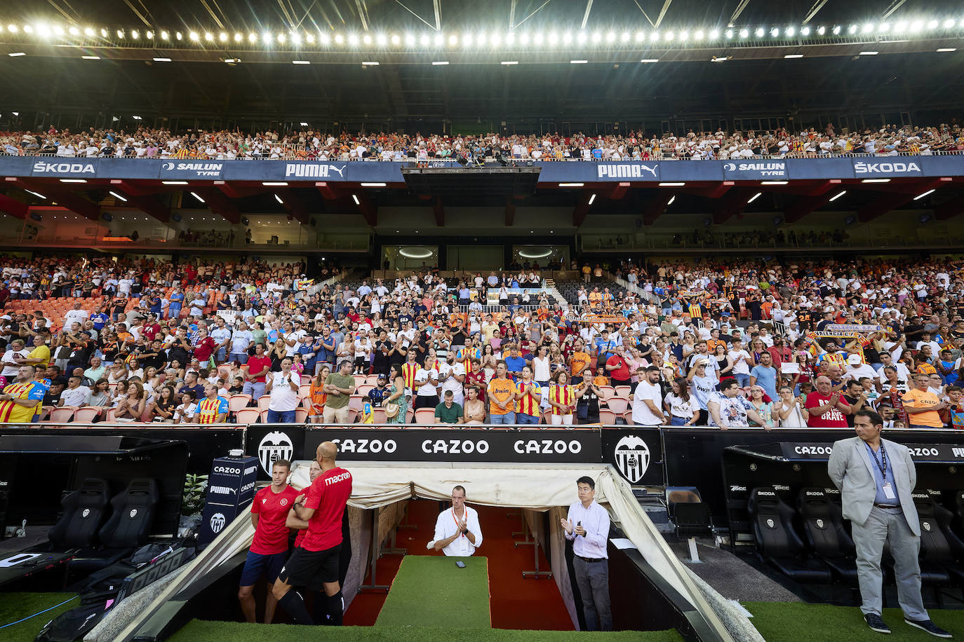 El Valencia de Gattuso se estrena en Mestalla.