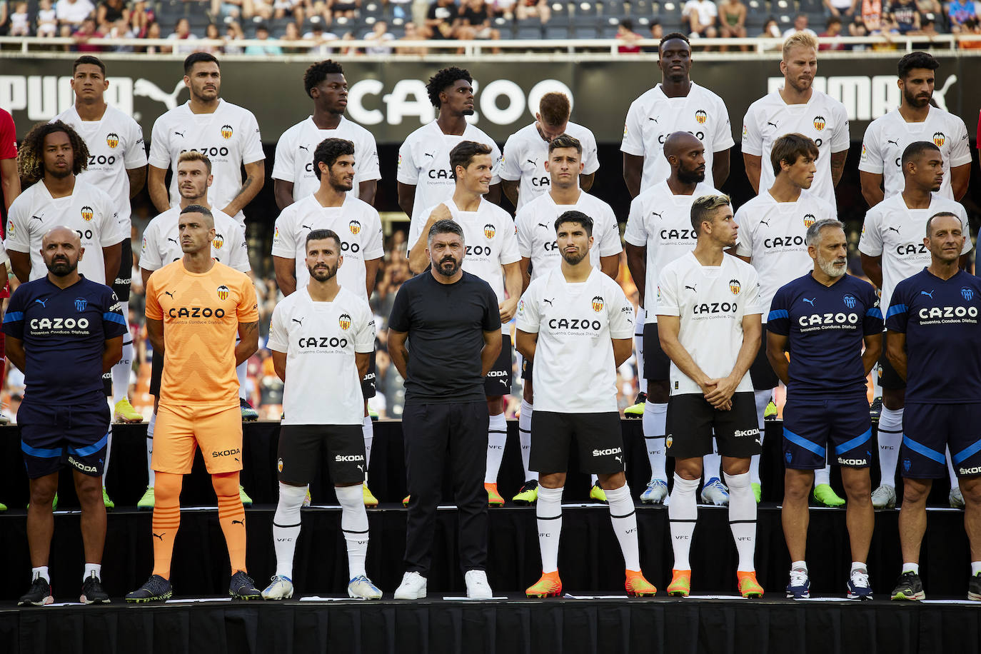 El Valencia de Gattuso se estrena en Mestalla.