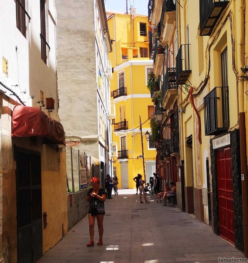 Una calle en el barrio de Velluters. 