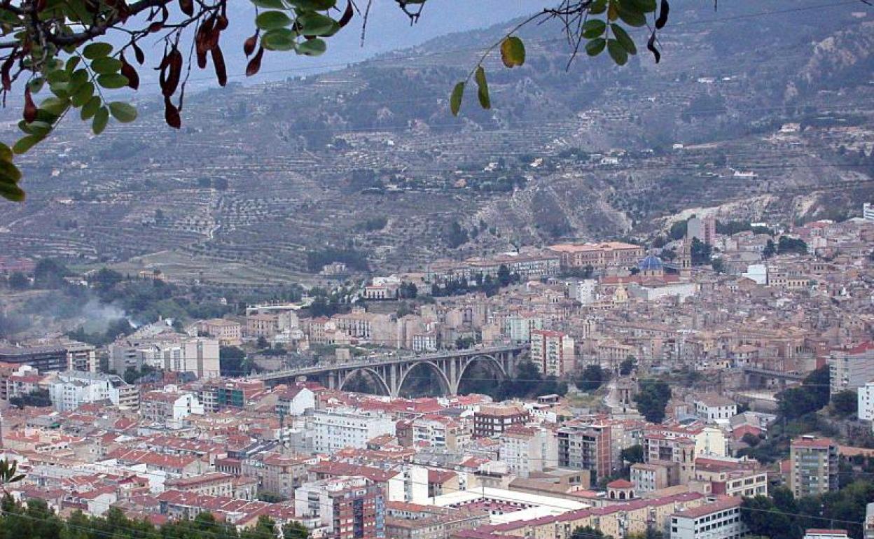 Panorámica general del término de  Alcoi. 