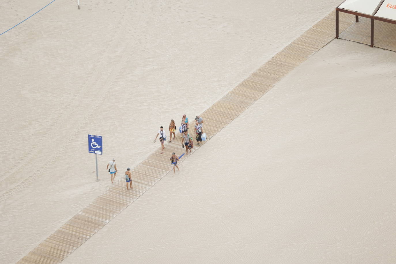 Fotos: Así ha quedado el recinto del festival Medusa tras la tormenta de arena