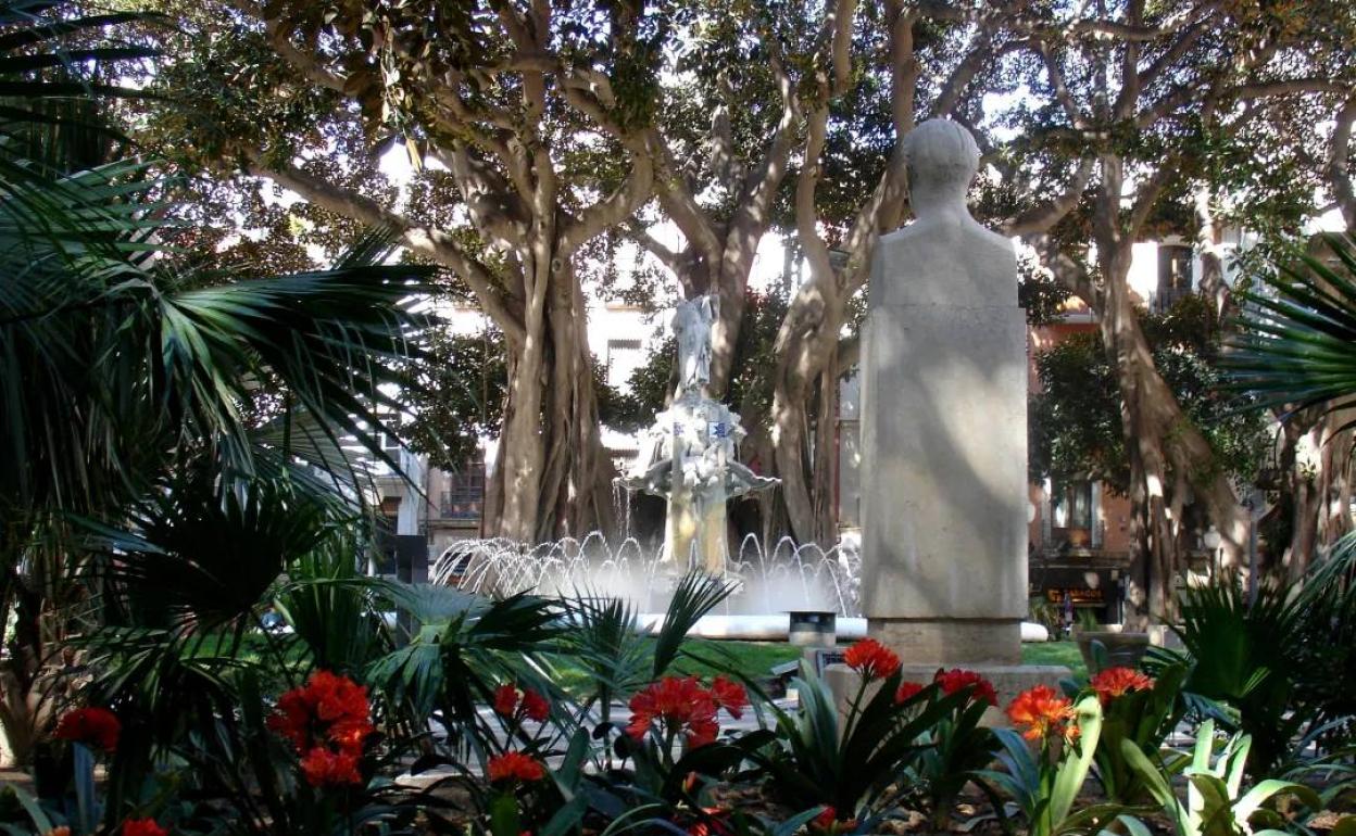 La plaza Gabriel Miró es una de las cuatro donde se proyectarán las películas. 