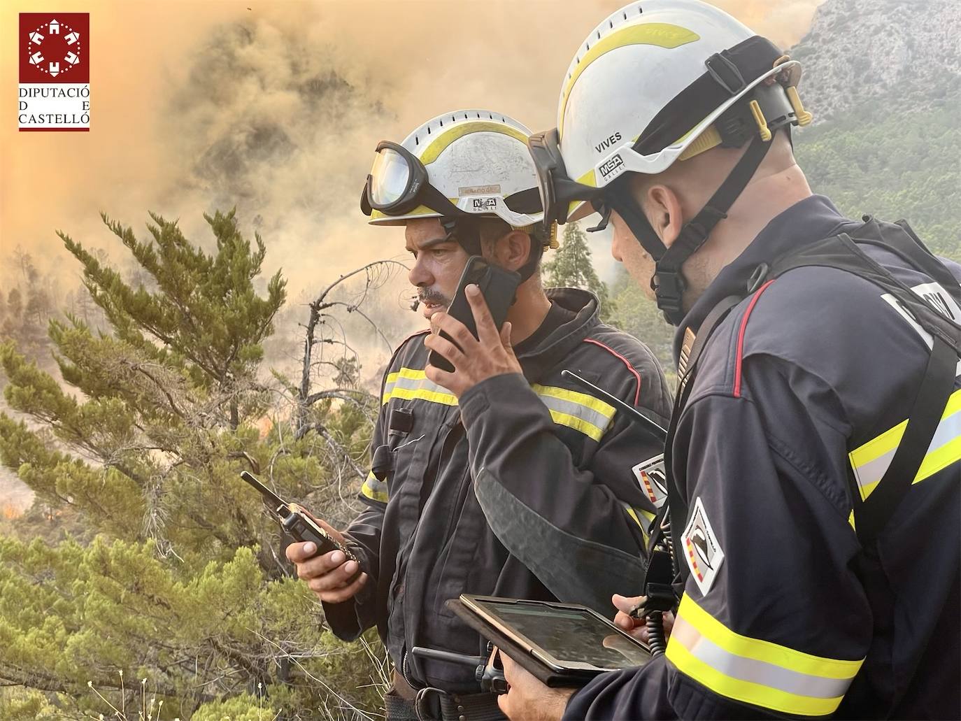 Fotos: Incendio en Bejís