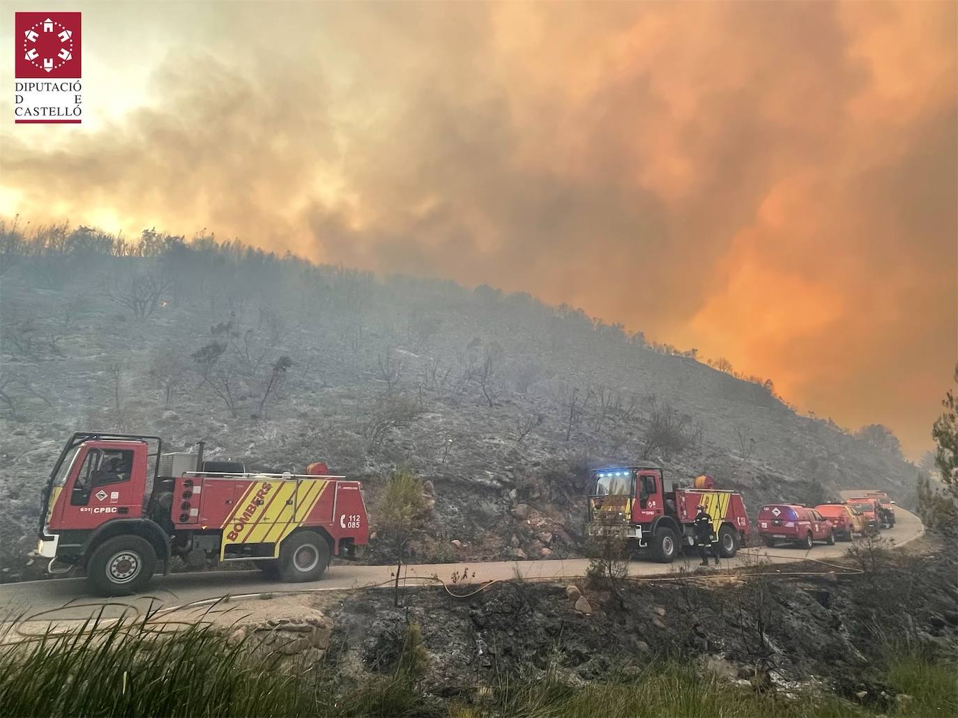 Fotos: Incendio en Bejís